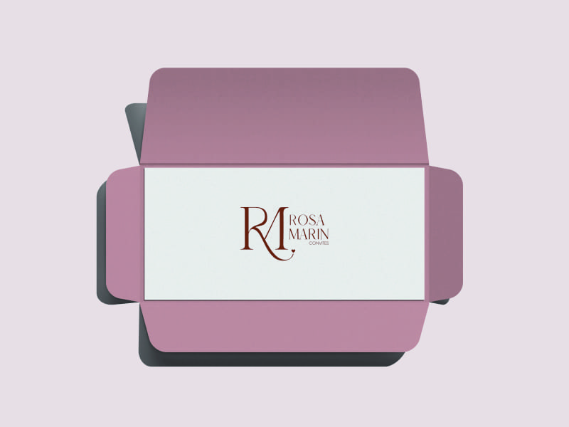 ENVELOPE COM LOGO CONVITES ROSA MARIN
